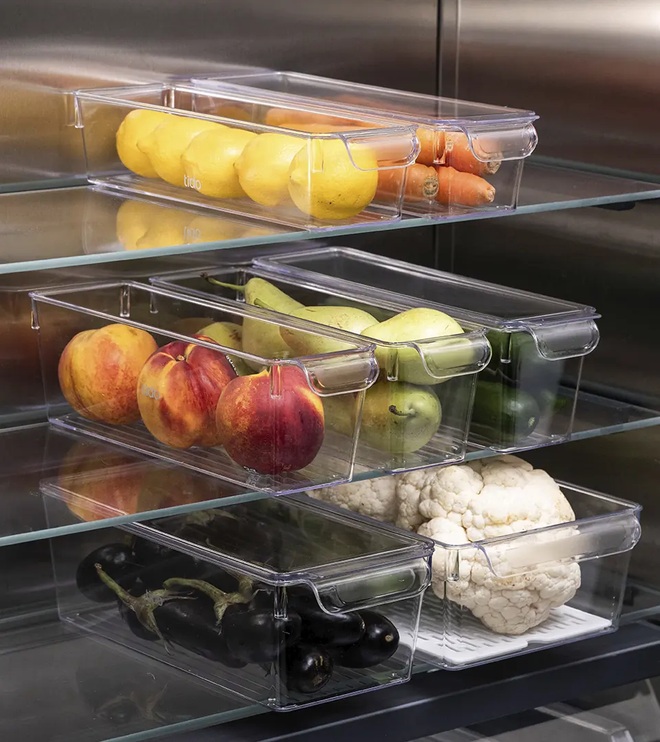 Σετ οργάνωσης ψυγείου Tido με δοχεία διαφορών μεγεθών