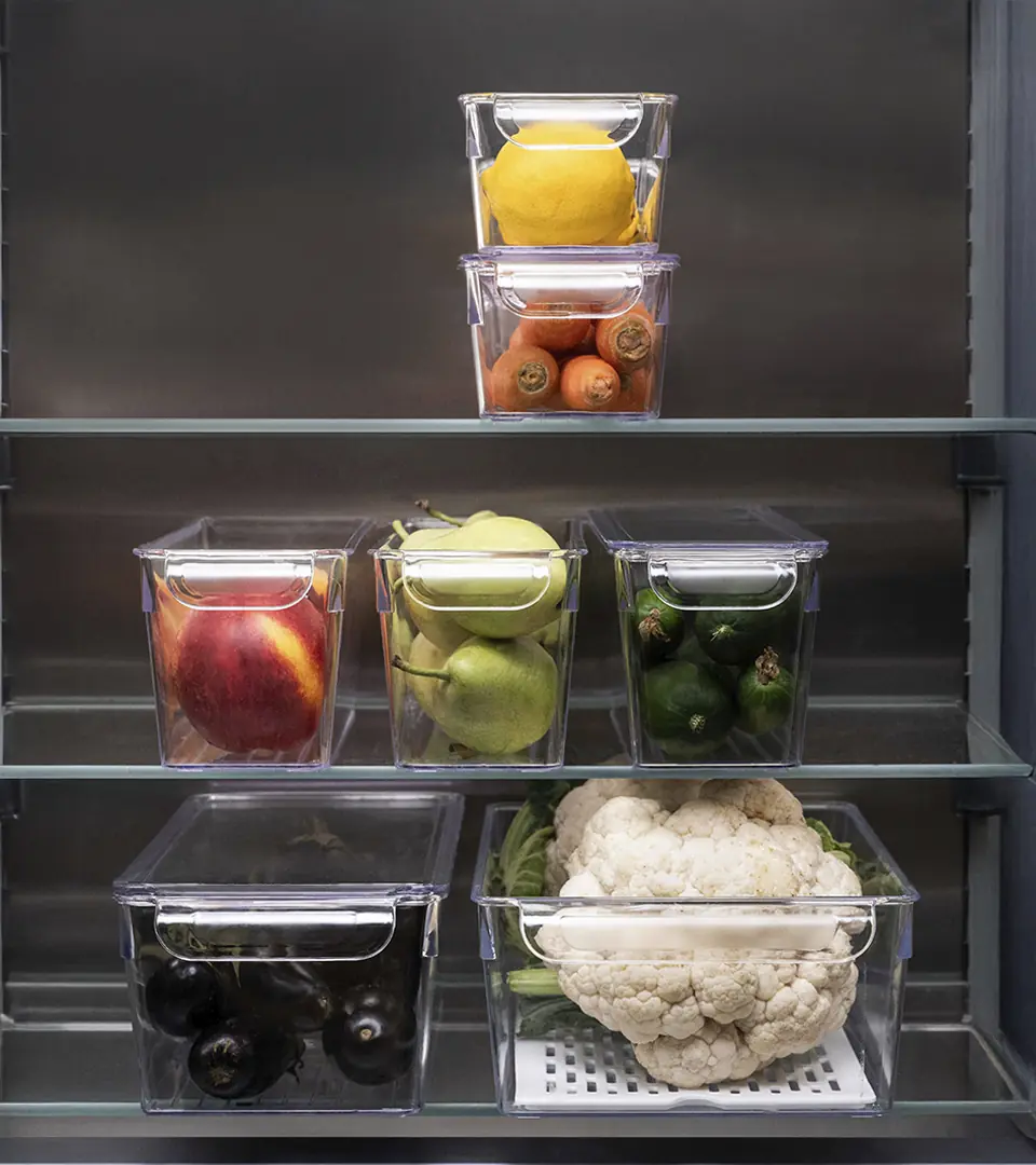 Fridge organisation set BPA-free Tido για φρούτα, λαχανικά και ποτά